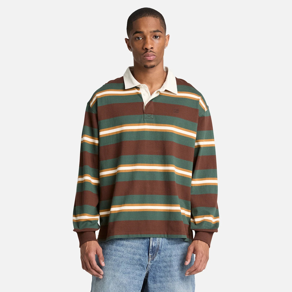 Men's Long-Sleeve Rugby Polo