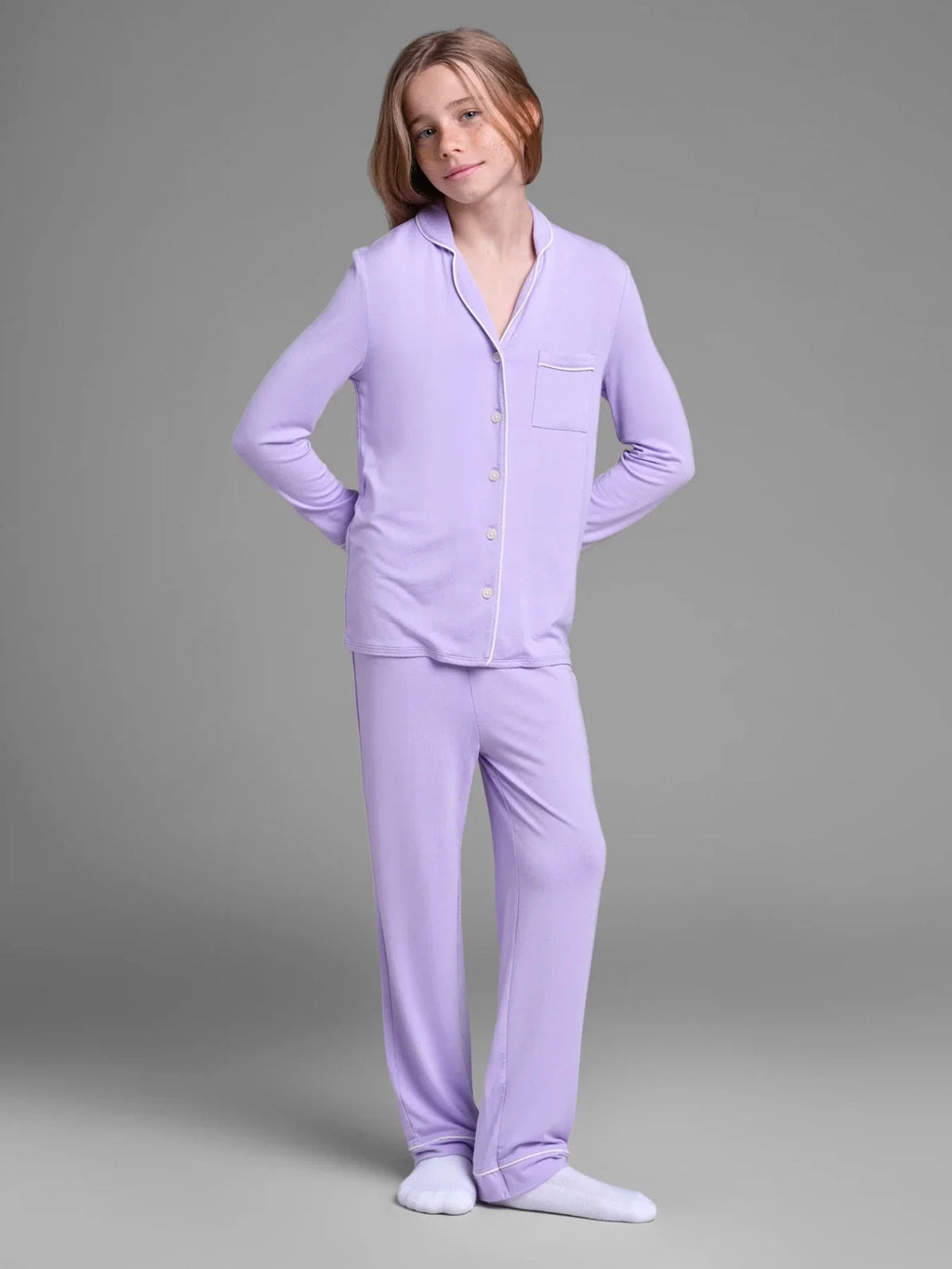 Kids Pajama Set - Lavender