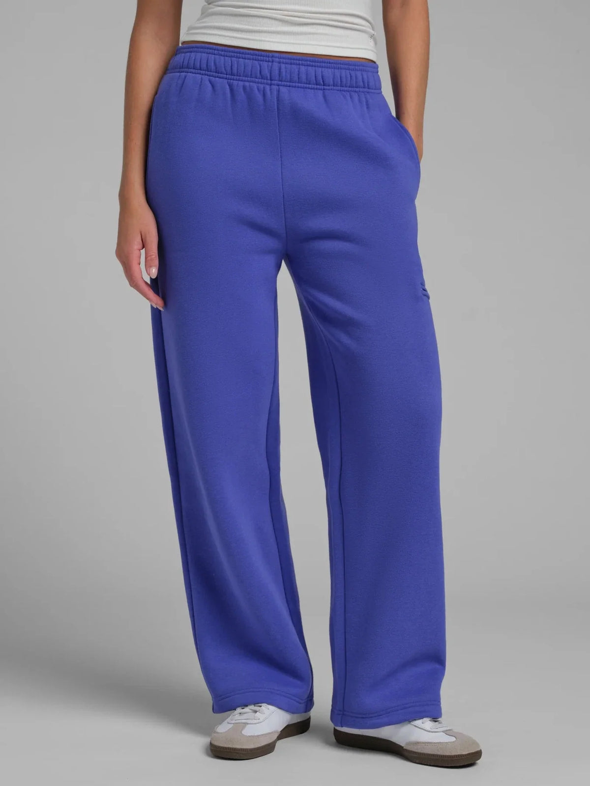 Bright Straight Leg Sweatpants - Violet