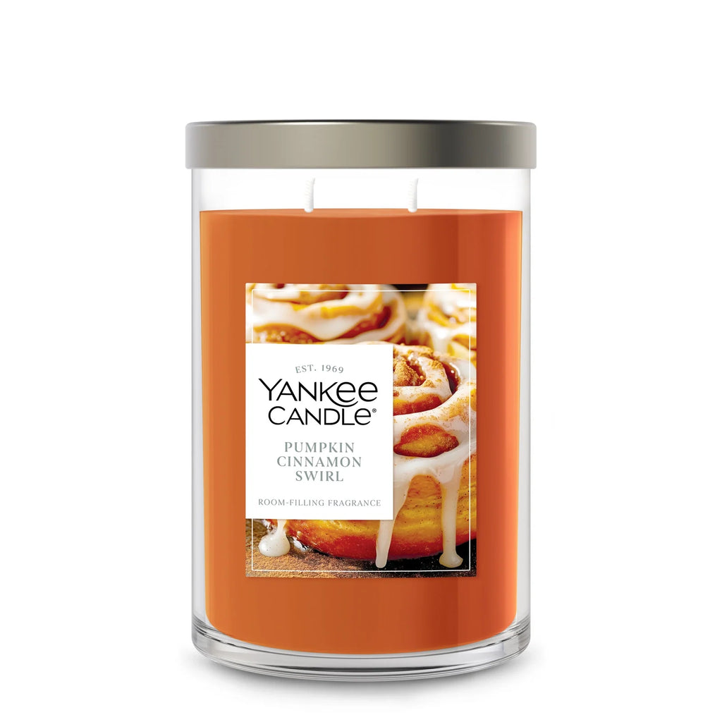 Large Tumbler Candle - Pumpkin Cinnamon Swirl