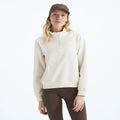 Women's Quarter-Zip Sweatshirt - White