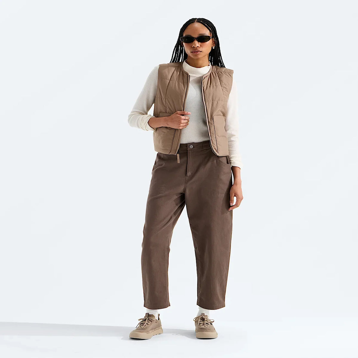 Women's Utility Barrel Pants - Brown