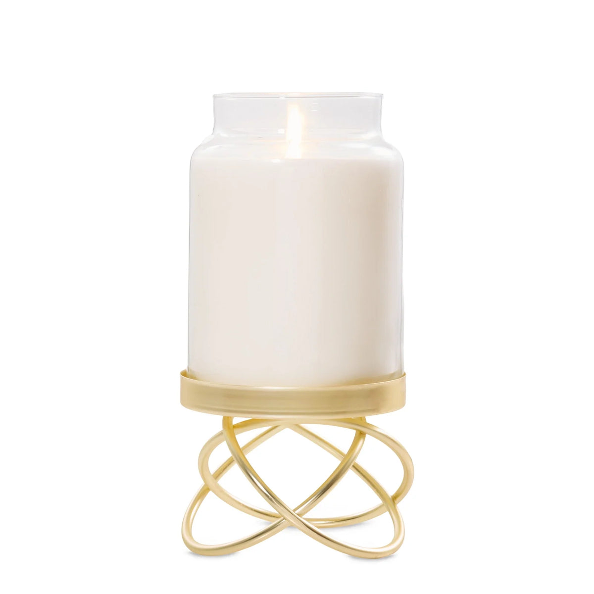 Gold Jar Candle Pedestal