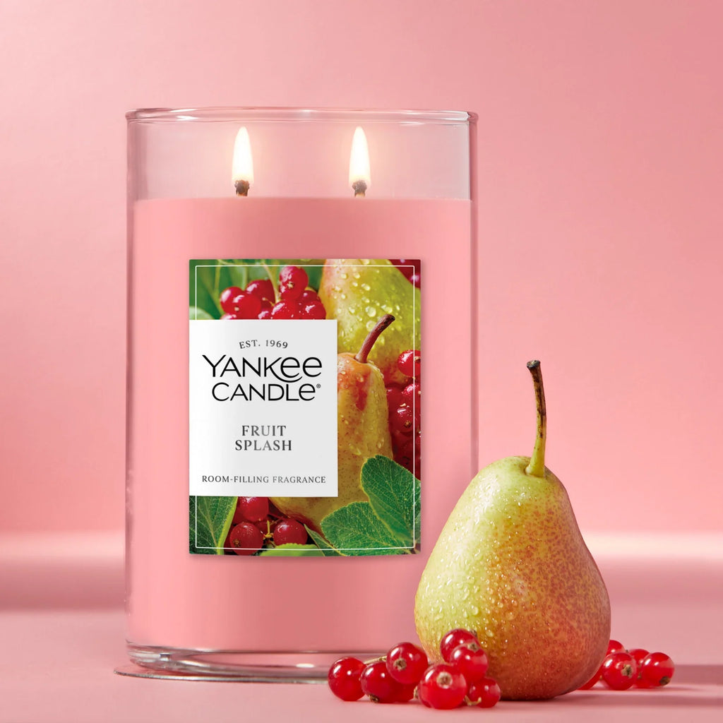 Large Fruity Scented Tumbler Candle