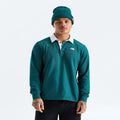 Men's Long-Sleeve Rugby Shirt - Teal