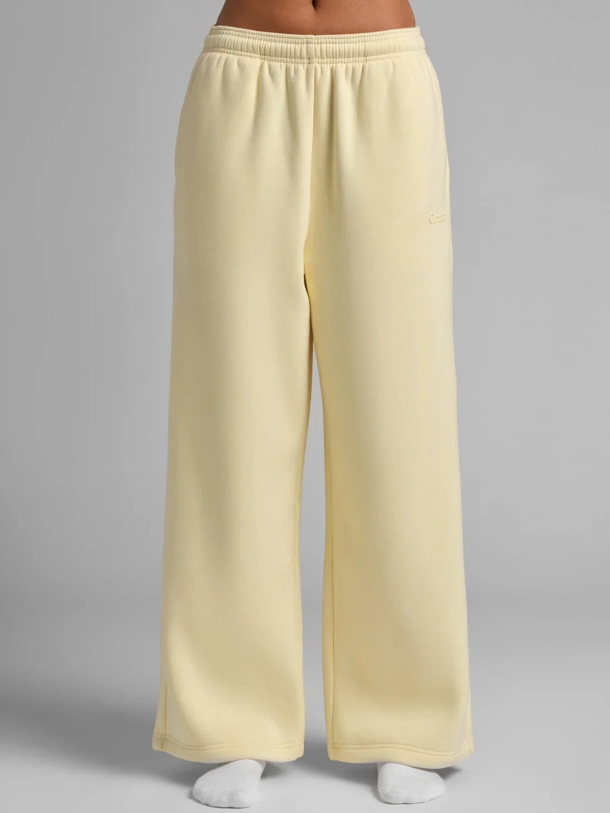 Wide Leg Sweatpants - Allure Blue