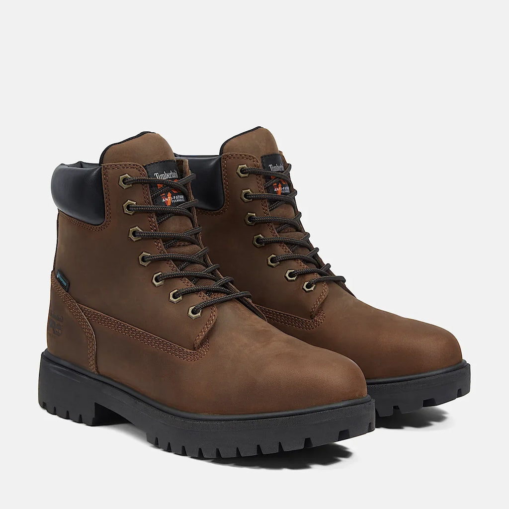Men's 6-Inch Waterproof Steel Toe Work Boot