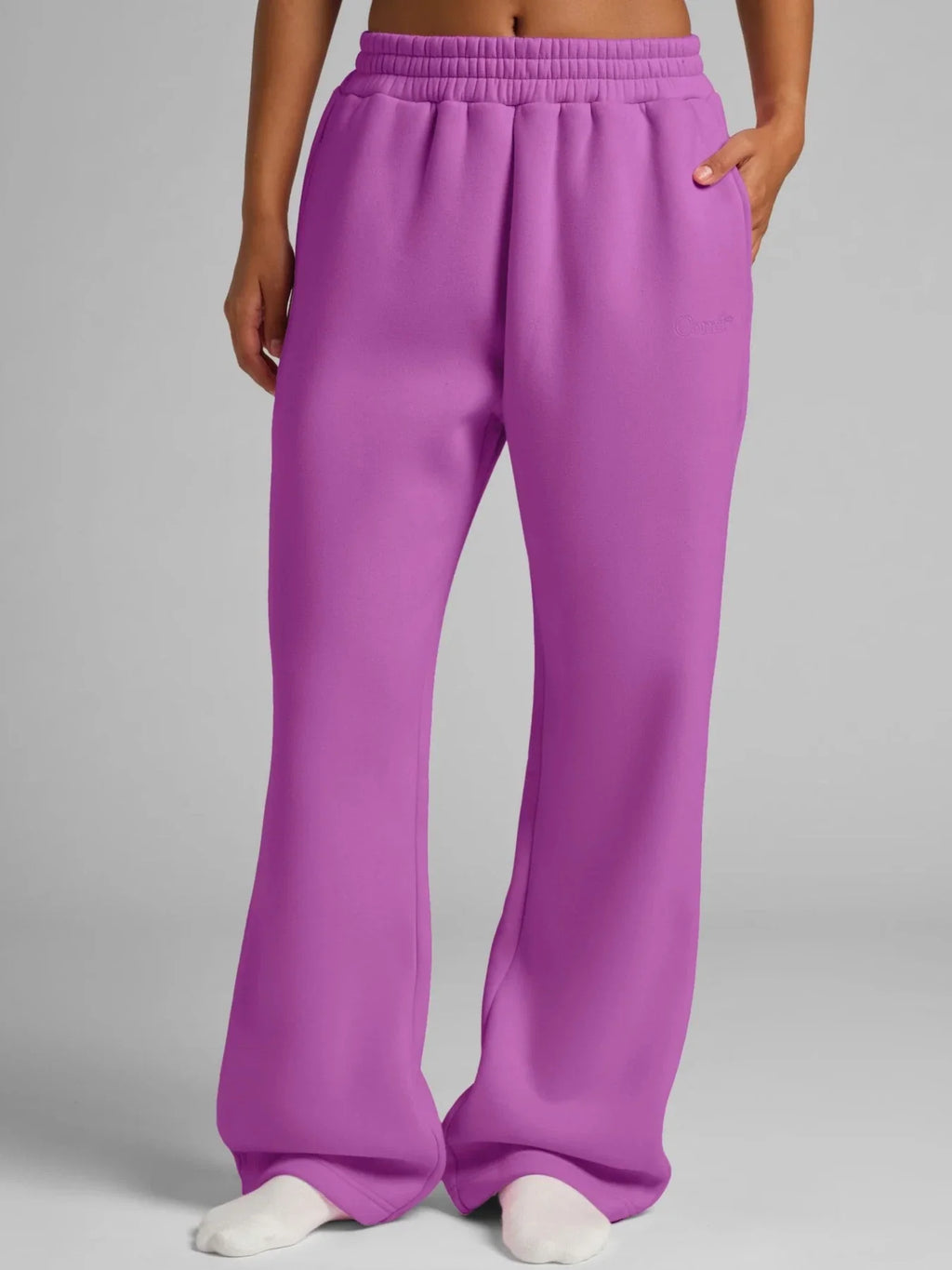 Straight-Leg Sweatpants - Wild Berry