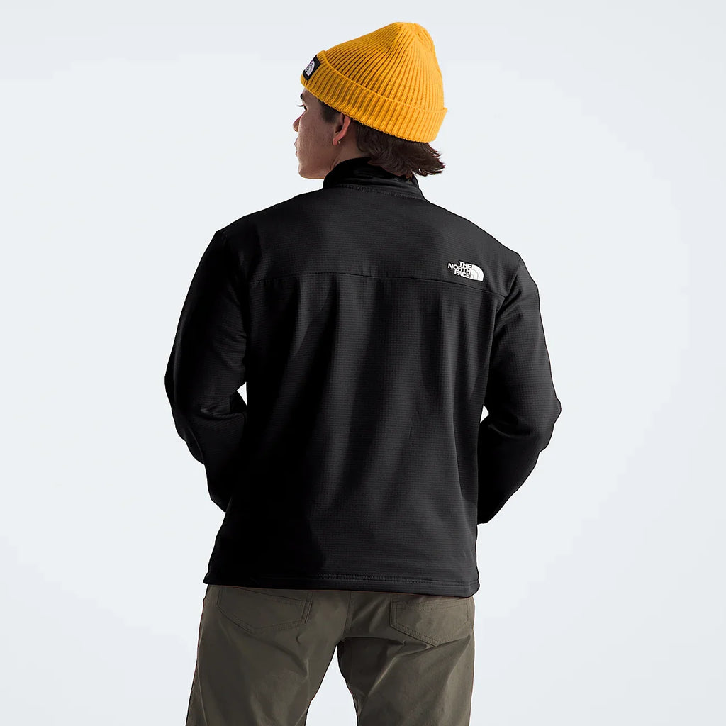 Men's Grid Fleece Full-Zip Jacket - Rust
