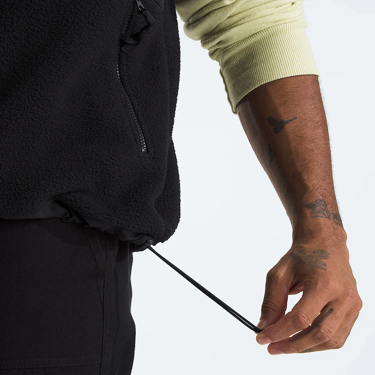 Men's Full-Zip Fleece Vest - Black