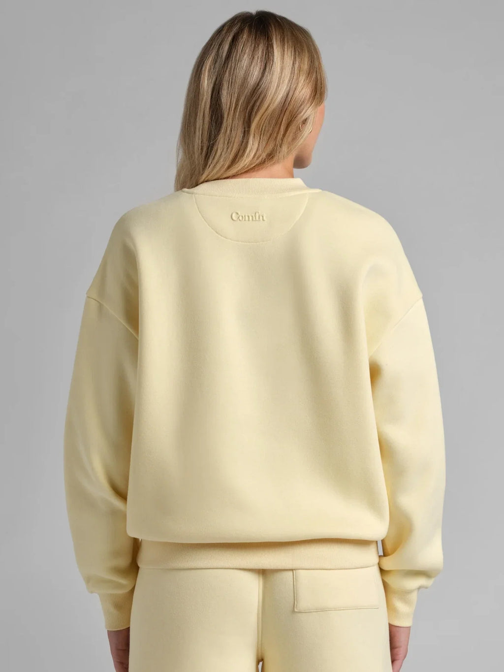 Cropped Crewneck Sweatshirt - Buttercream