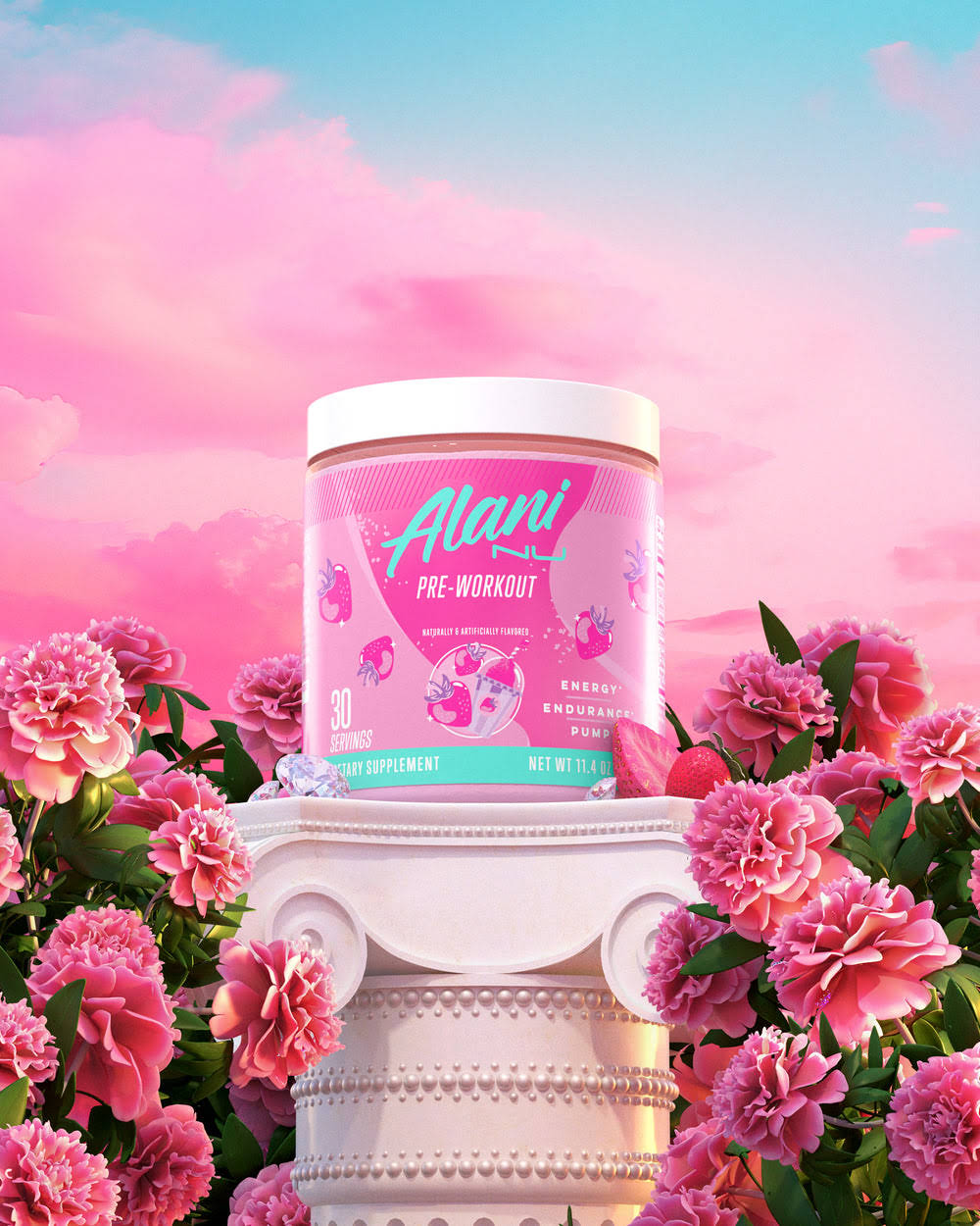 Sugar-Free Pre-Workout Powder - Berry