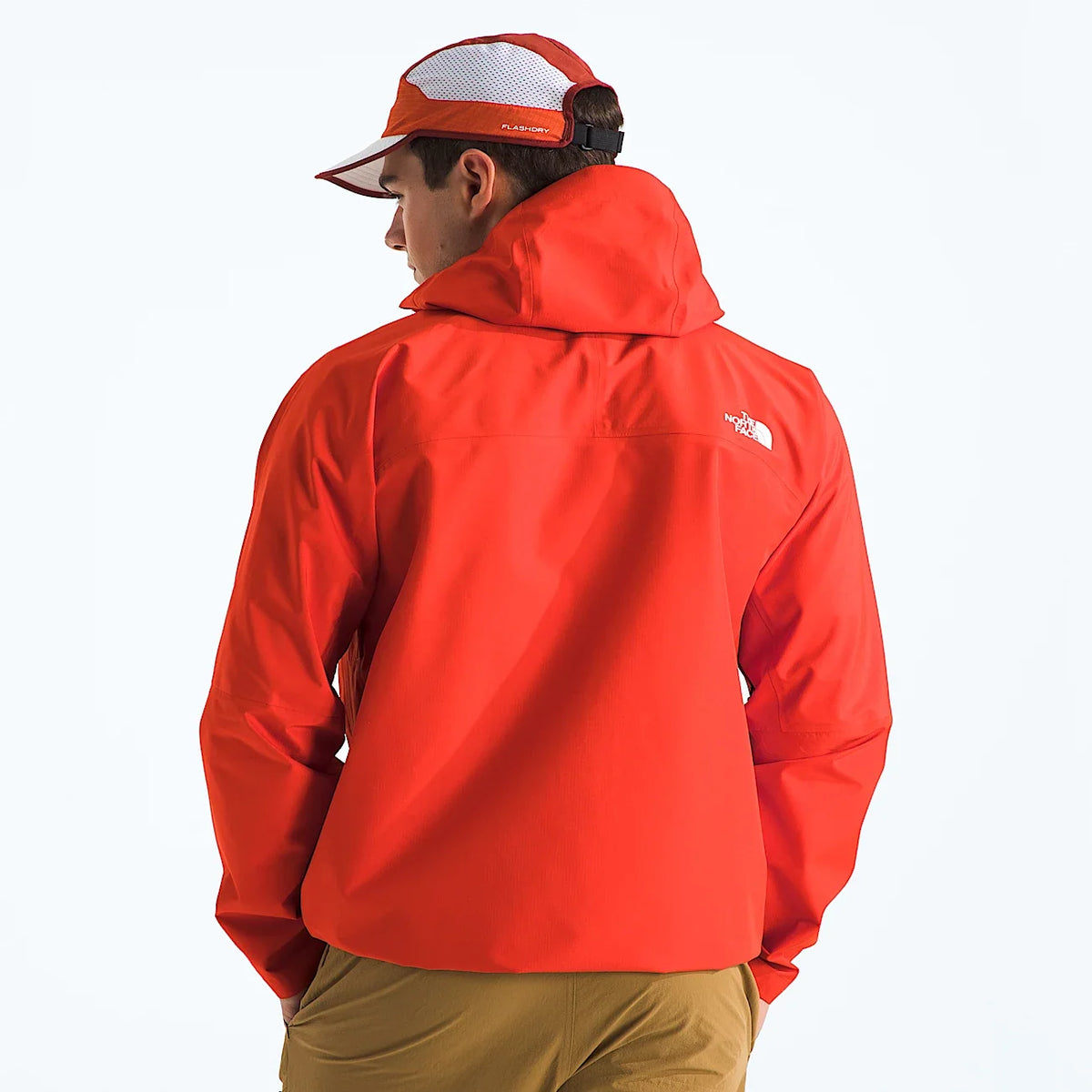 Men's Waterproof Hooded Jacket - Red