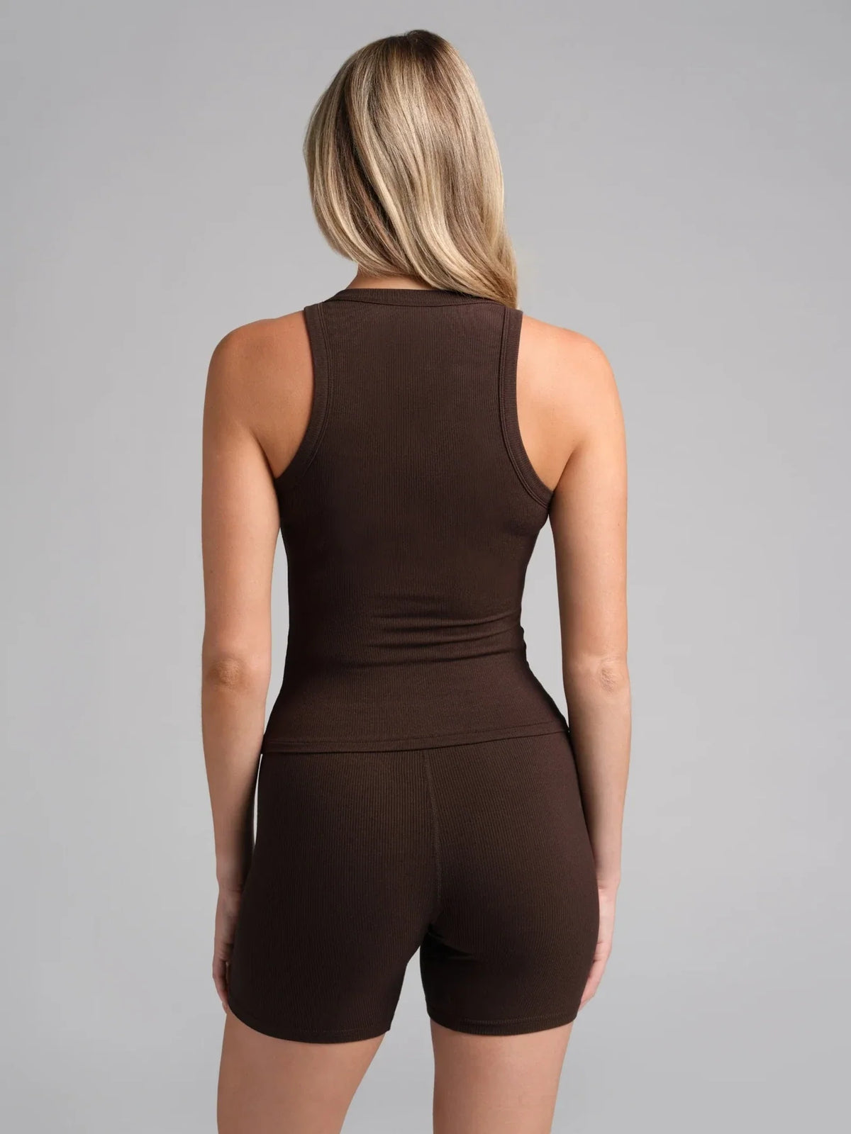 Ribbed High-Neck Tank 3-Pack