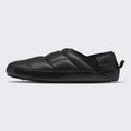 Leather Insulated Mule Slippers - Black