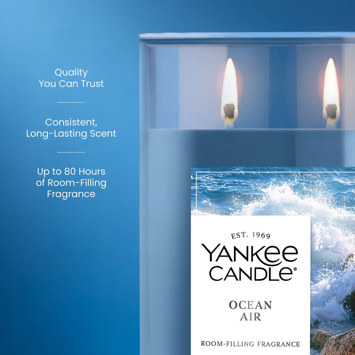 Large Tumbler Candle - Ocean Fresh Scent