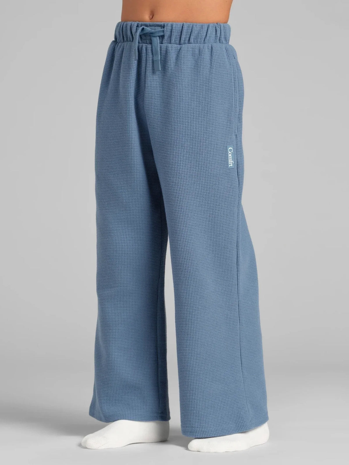 Kids' Waffle-Knit Lounge Pants - Harbor