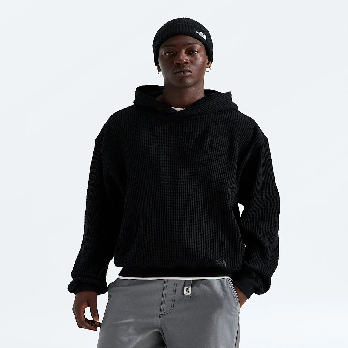 Men's Long-Sleeve Hoodie - Black