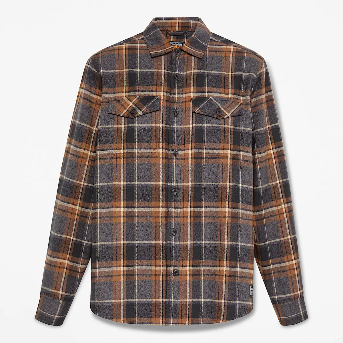 Men's Double-Pocket Flannel Work Shirt