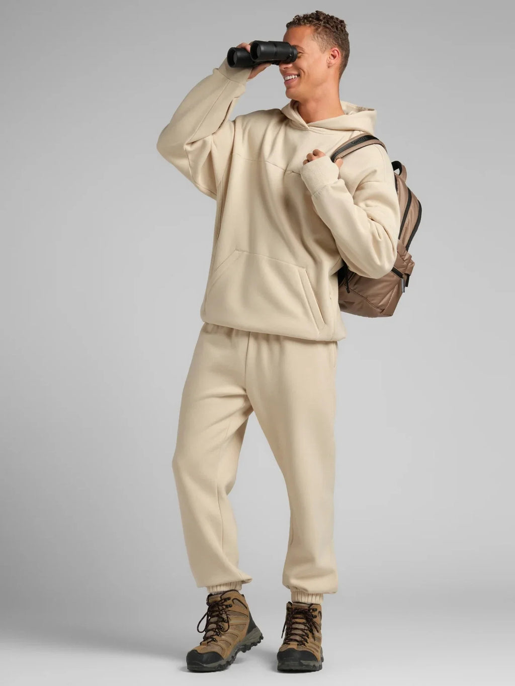 Travel Pullover Hoodie - Bone