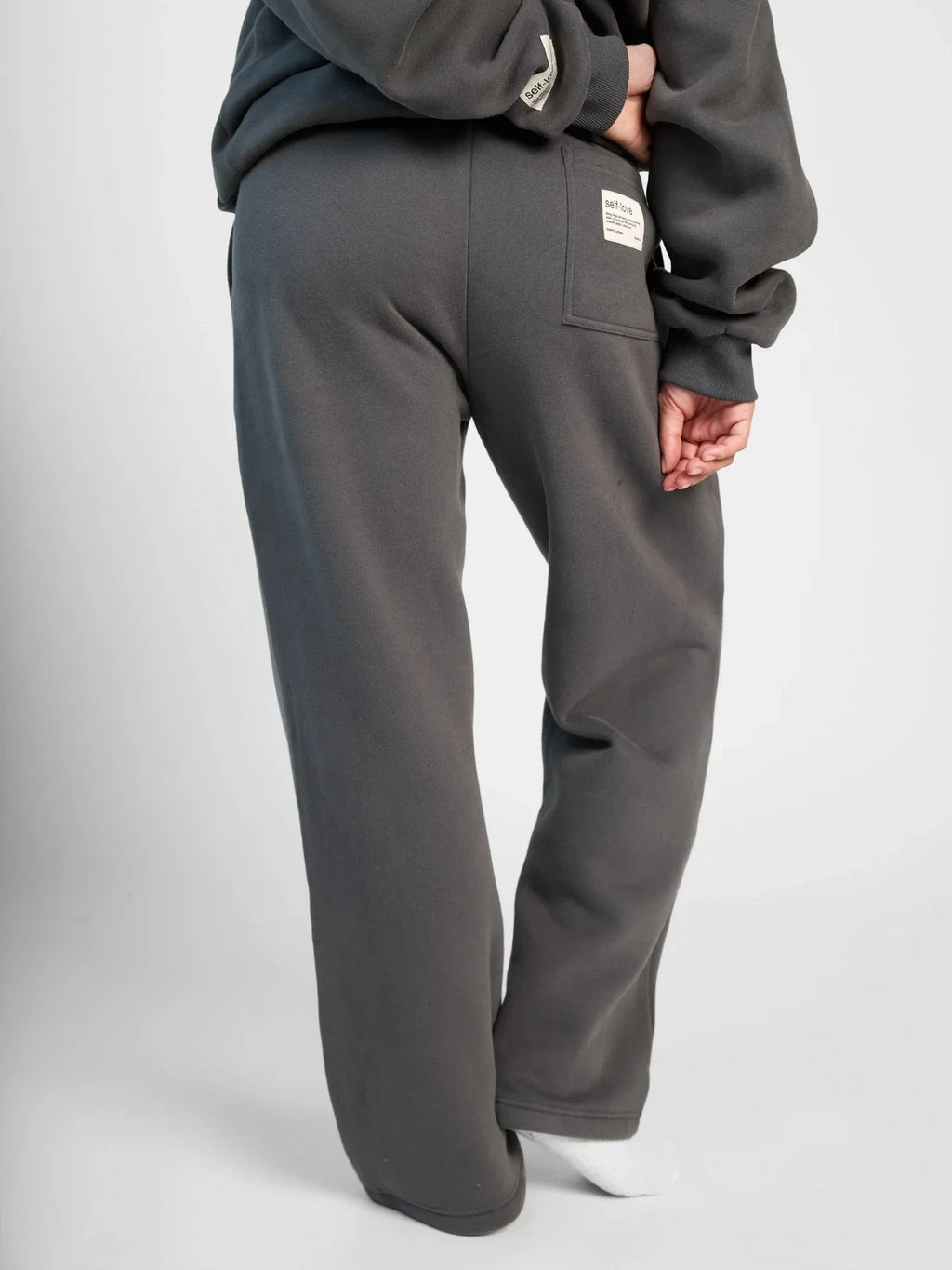 Graphic Straight-Leg Sweatpants - Orchid