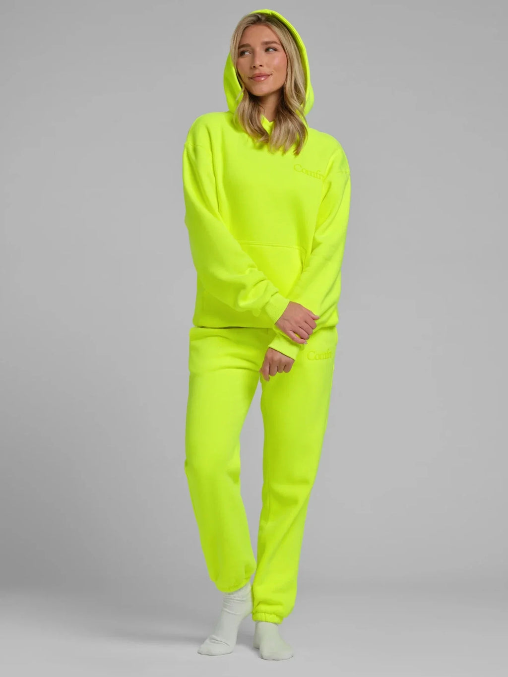 Pullover Hoodie - Electric Yellow