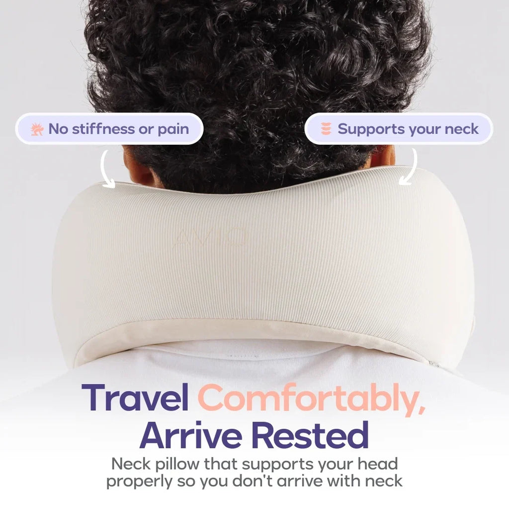Travel Neck Pillow - Cream