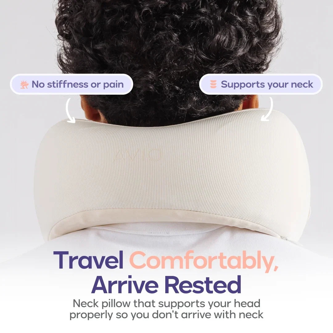 Travel Neck Pillow - Cream