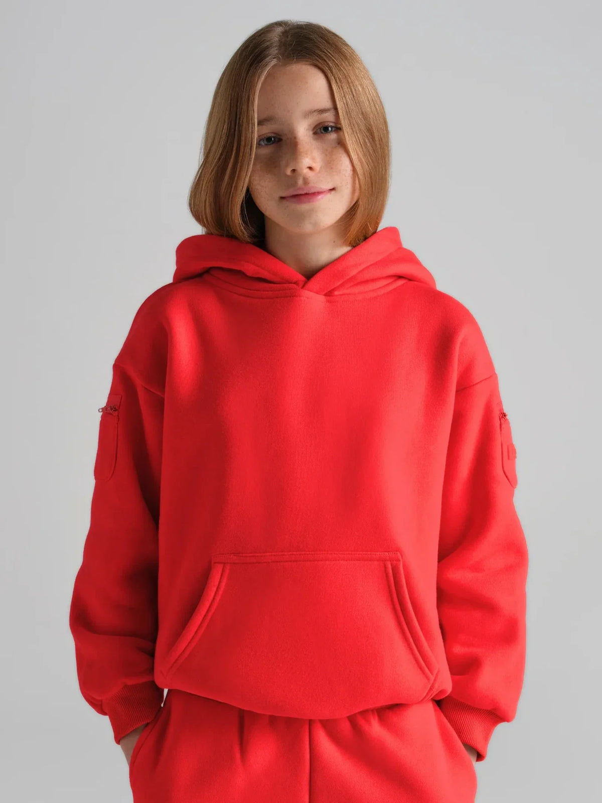 Kids' Hoodie - Crimson