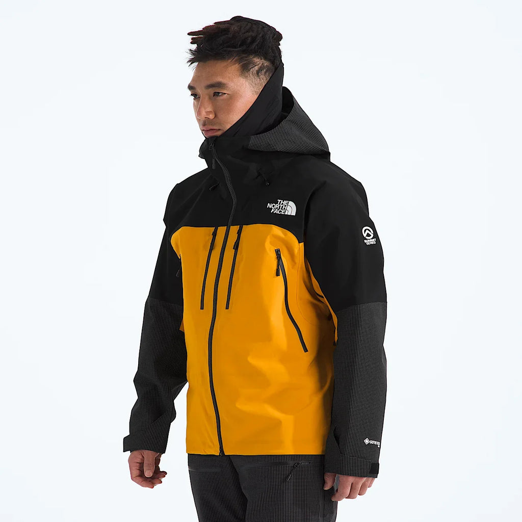 Men's Waterproof Shell Jacket - Gold/Black