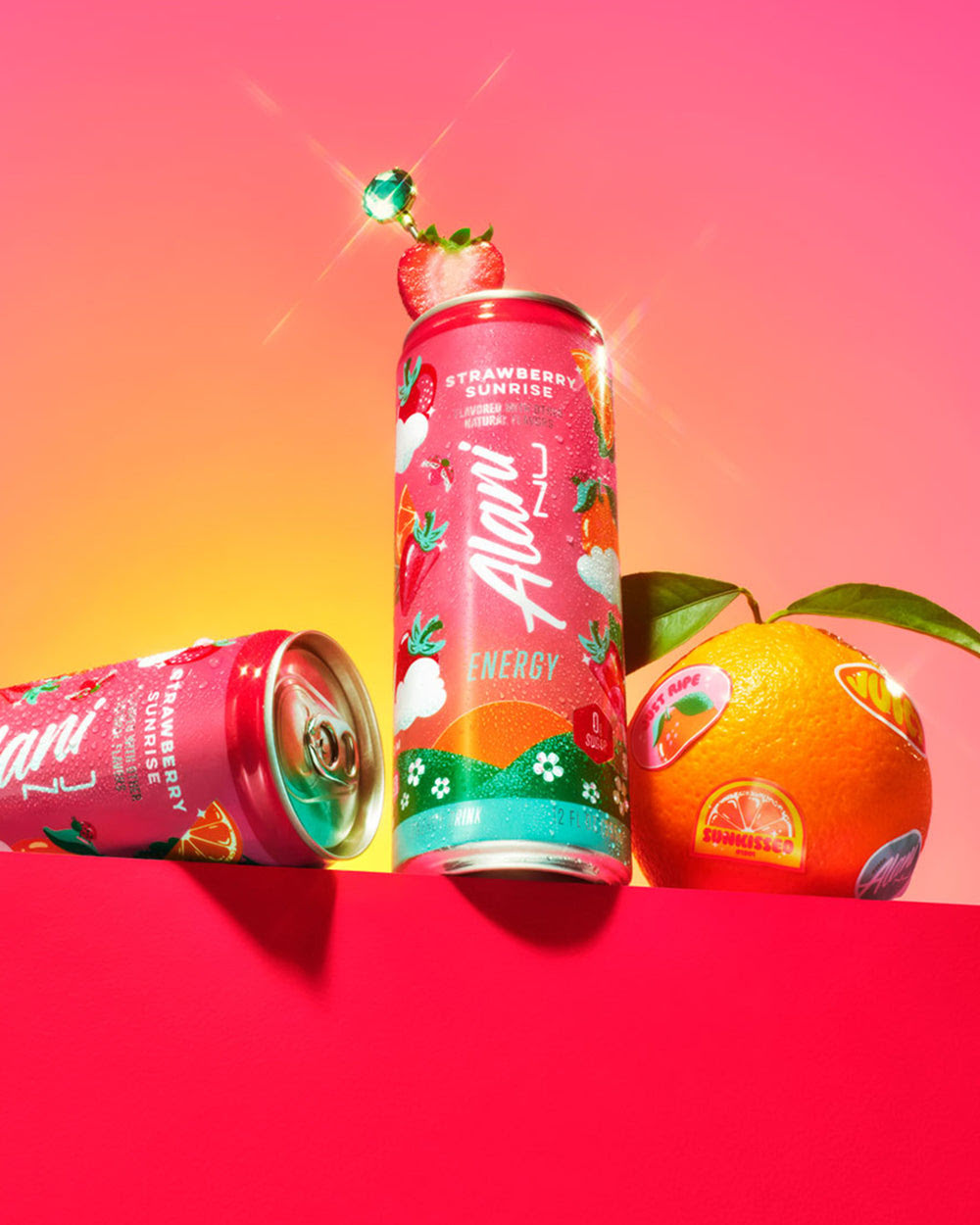 Zero Sugar Energy Drink - Strawberry Orange
