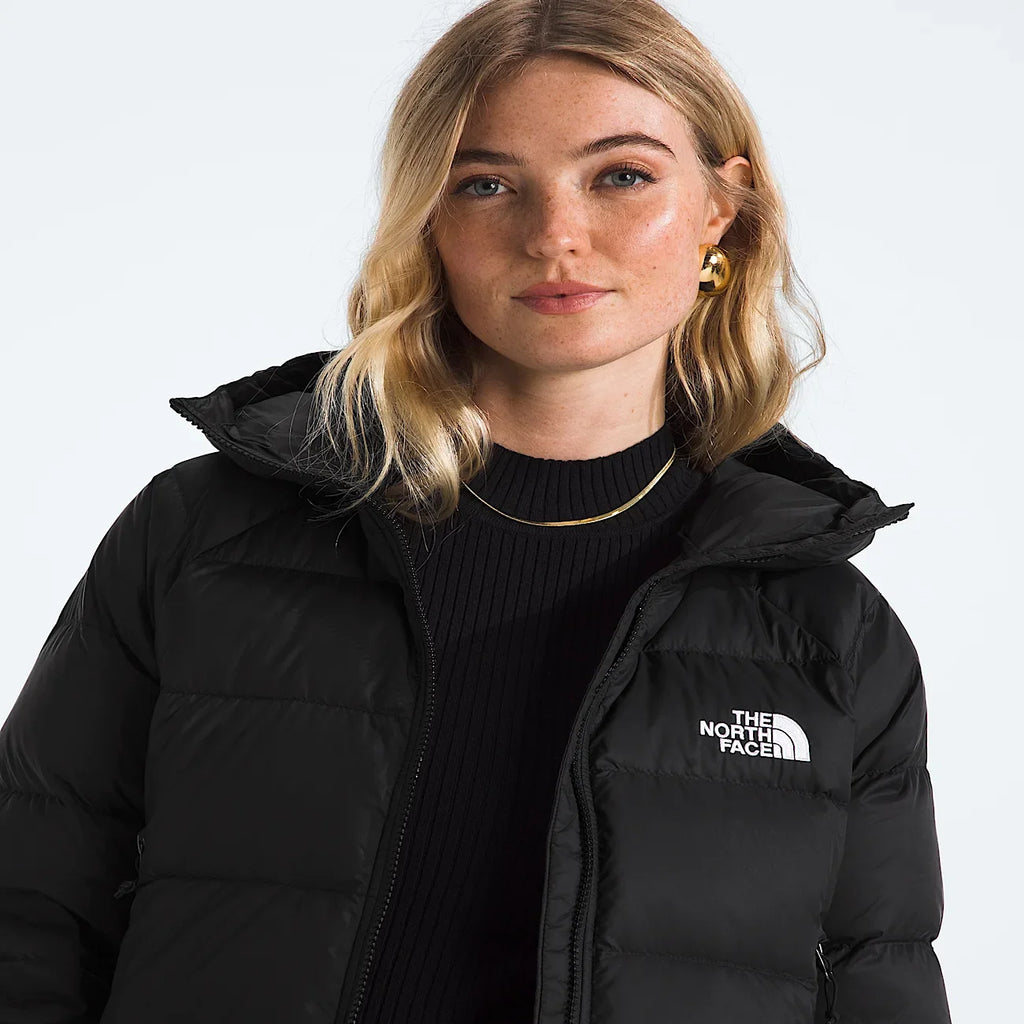 Women's Hooded Down Jacket - Black