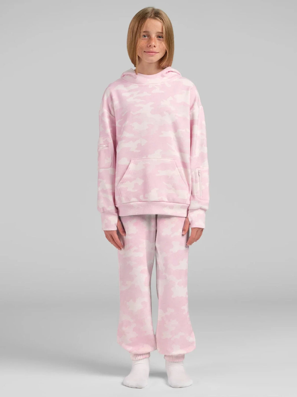 Kids' Lightweight Sweatpants - Candy Camo