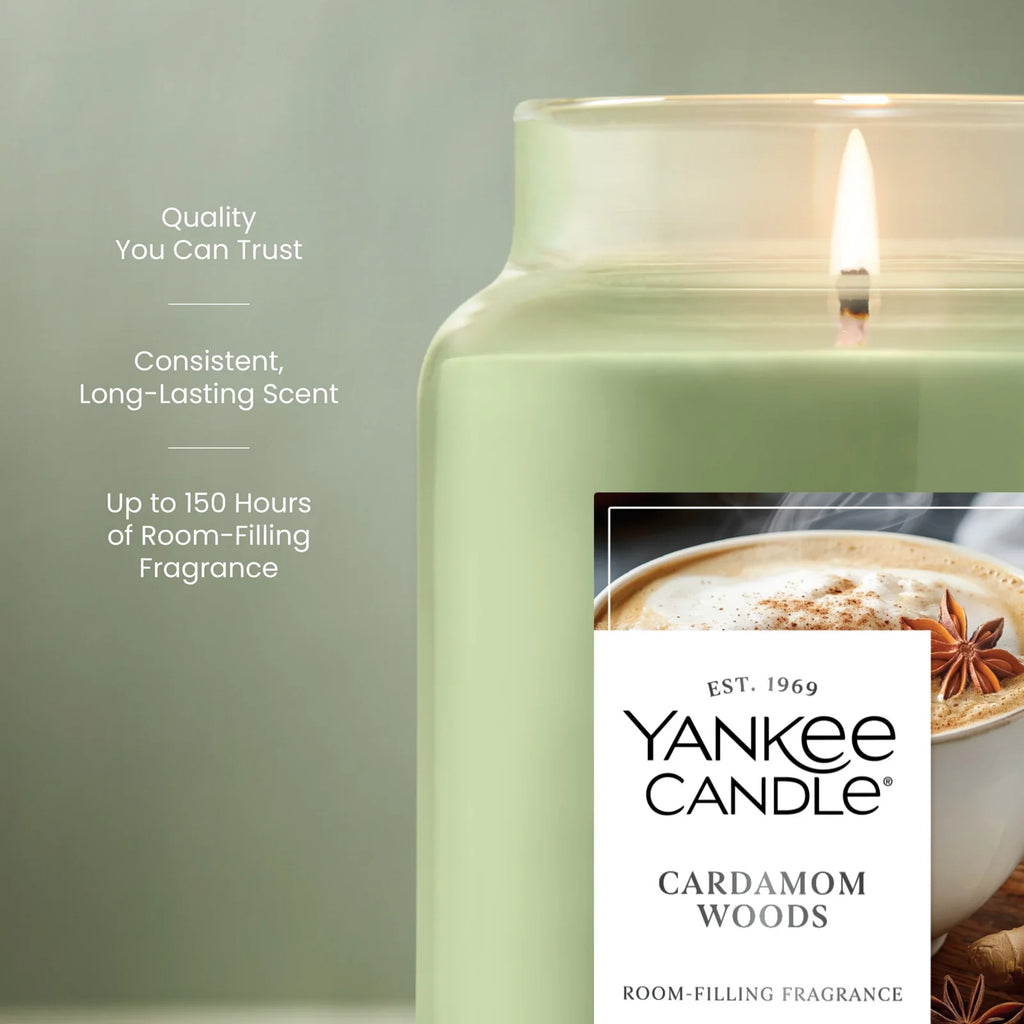 Large Jar Scented Candle - Spiced Woods