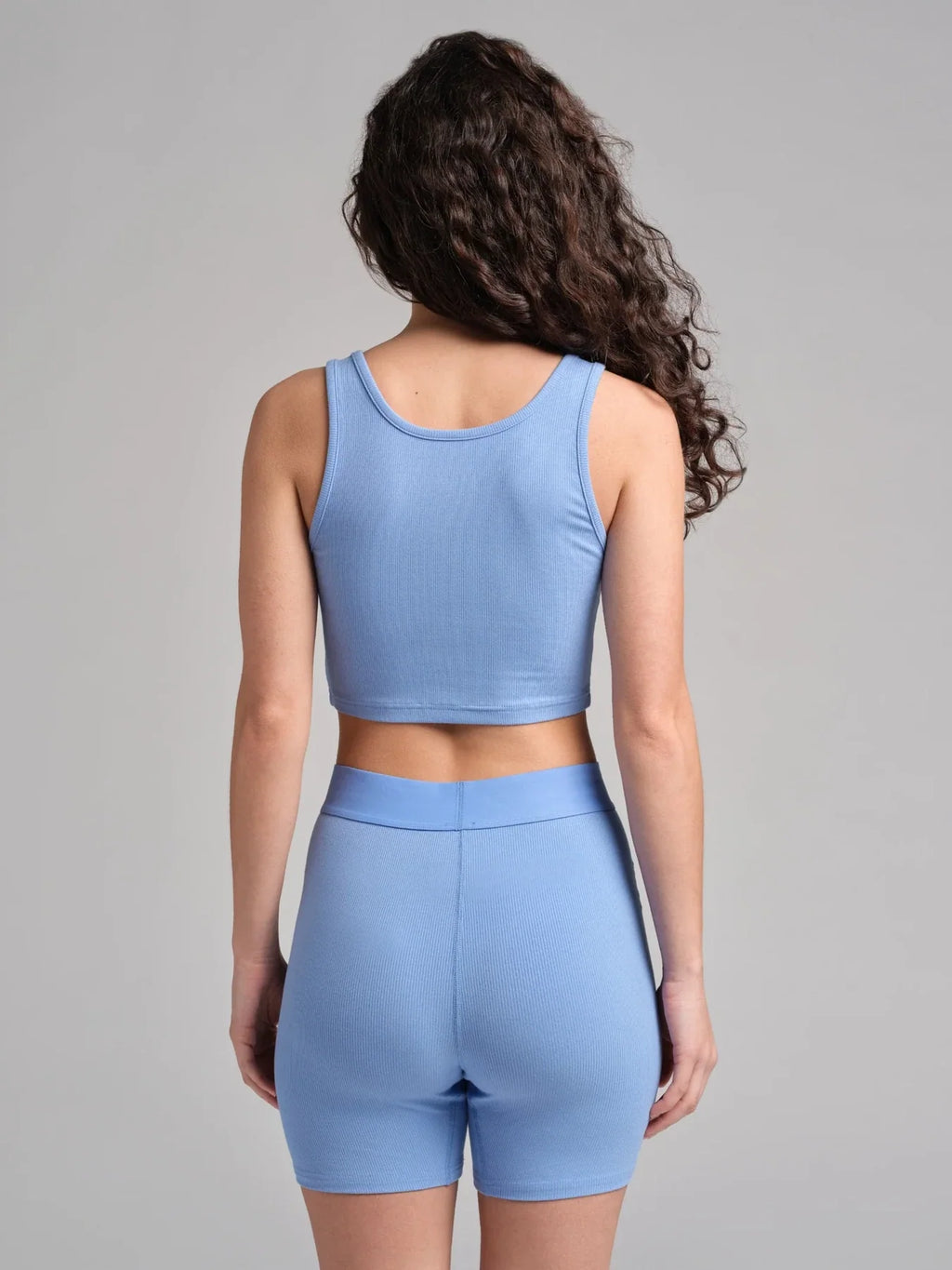 Ribbed High-Neck Crop Tank 3-Pack