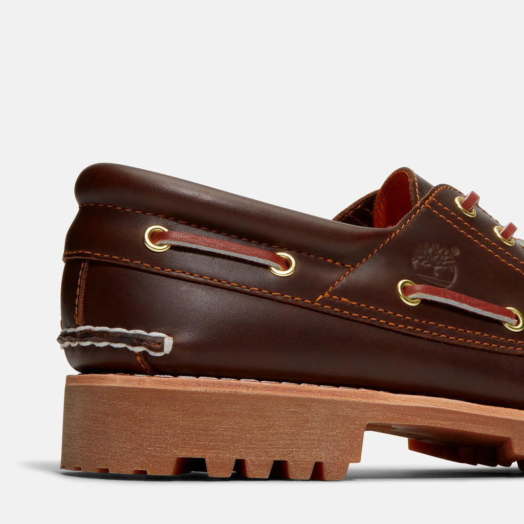 Men's Three-Eye Handsewn Lug Boat Shoe