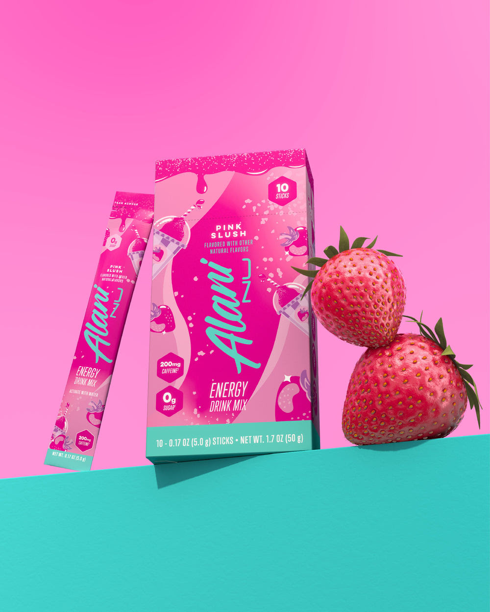 Energy Drink Mix Sticks - Strawberry Cream Soda