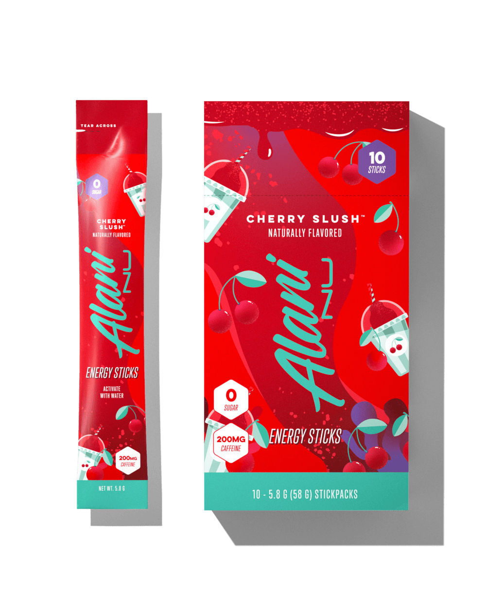 Energy Drink Mix Sticks - Cherry Slush