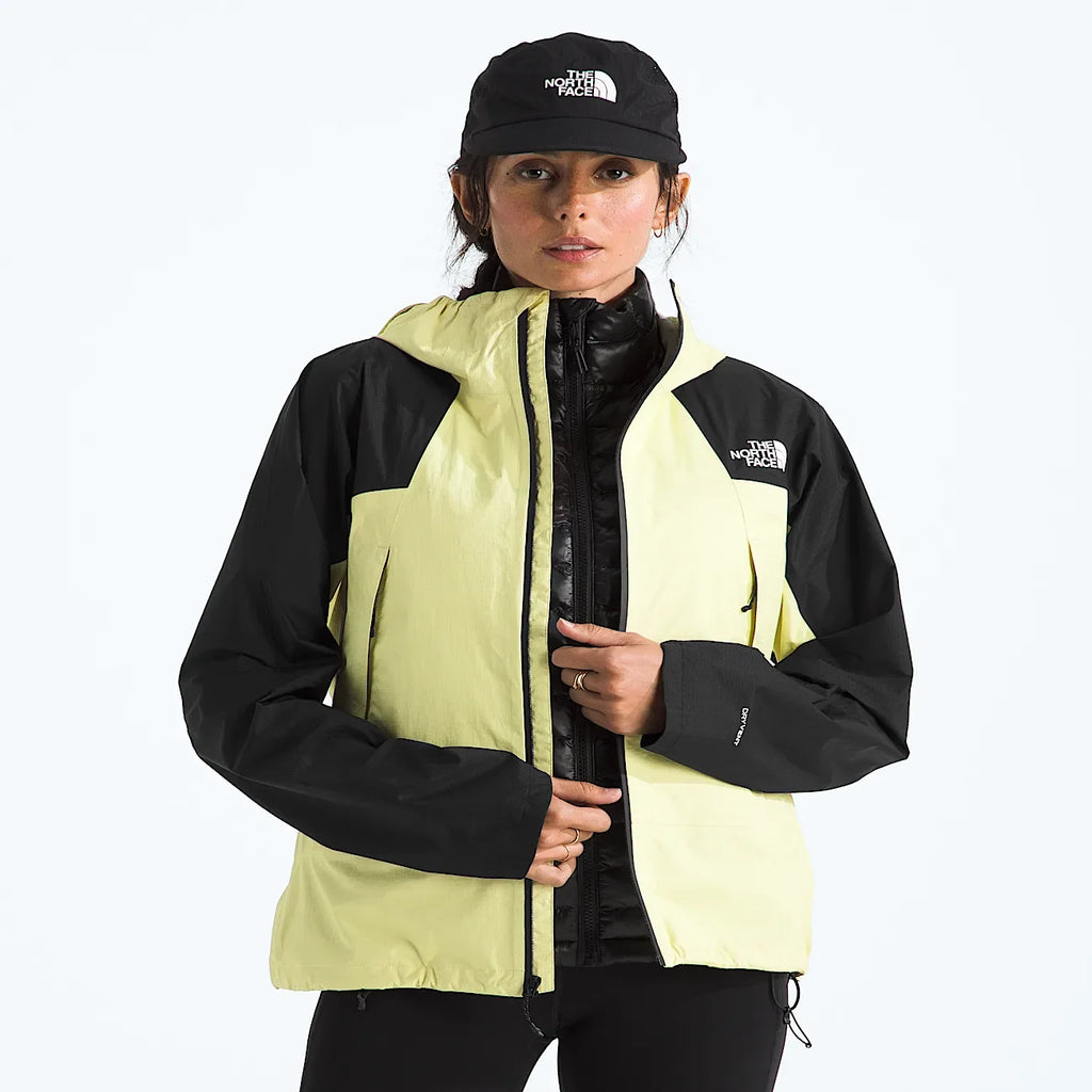 Women's Lightweight Waterproof Jacket - Yellow