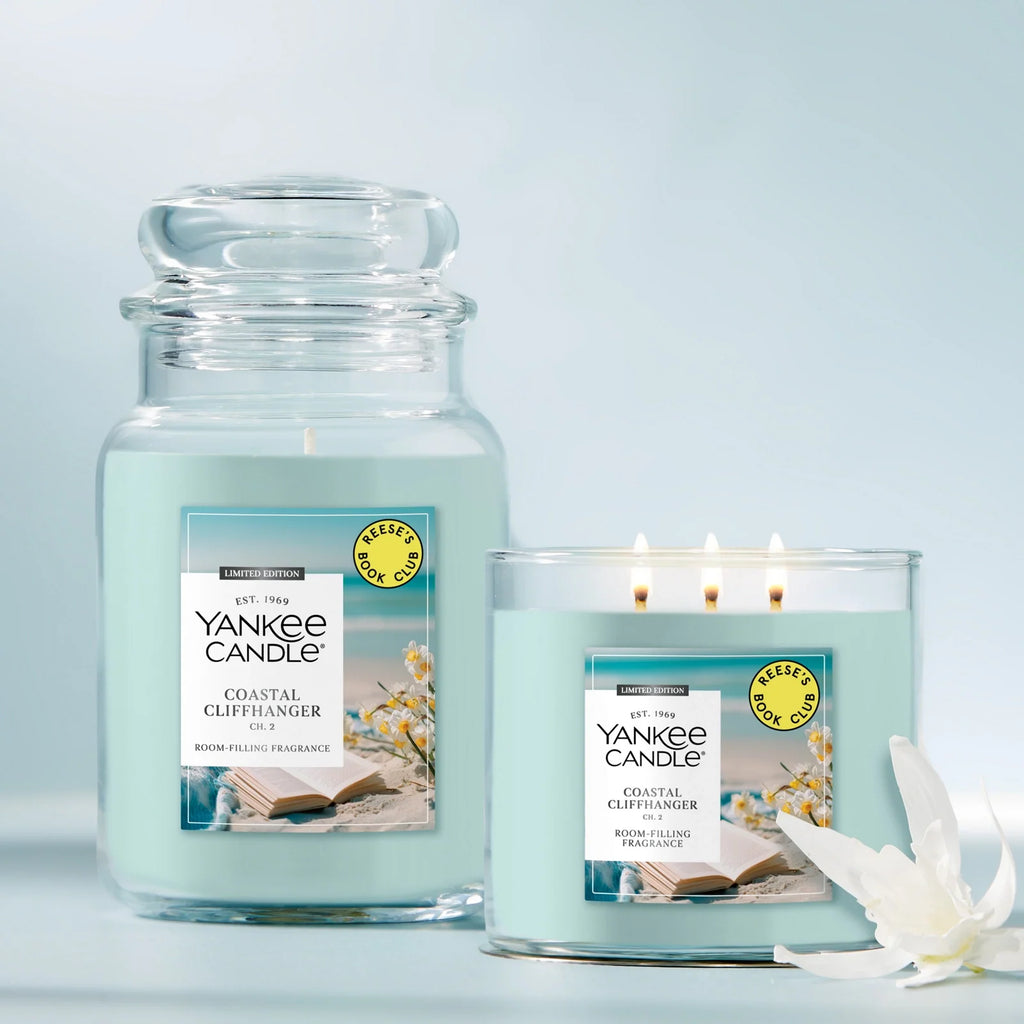 Large Floral Scented Jar Candle