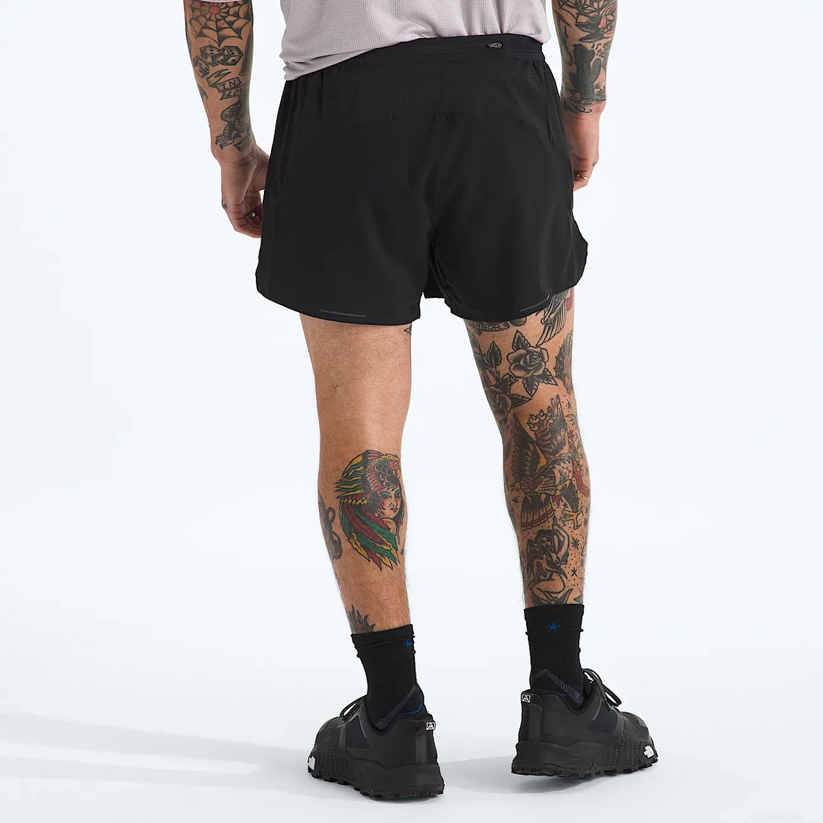 Men's 5-Inch Running Shorts - Black