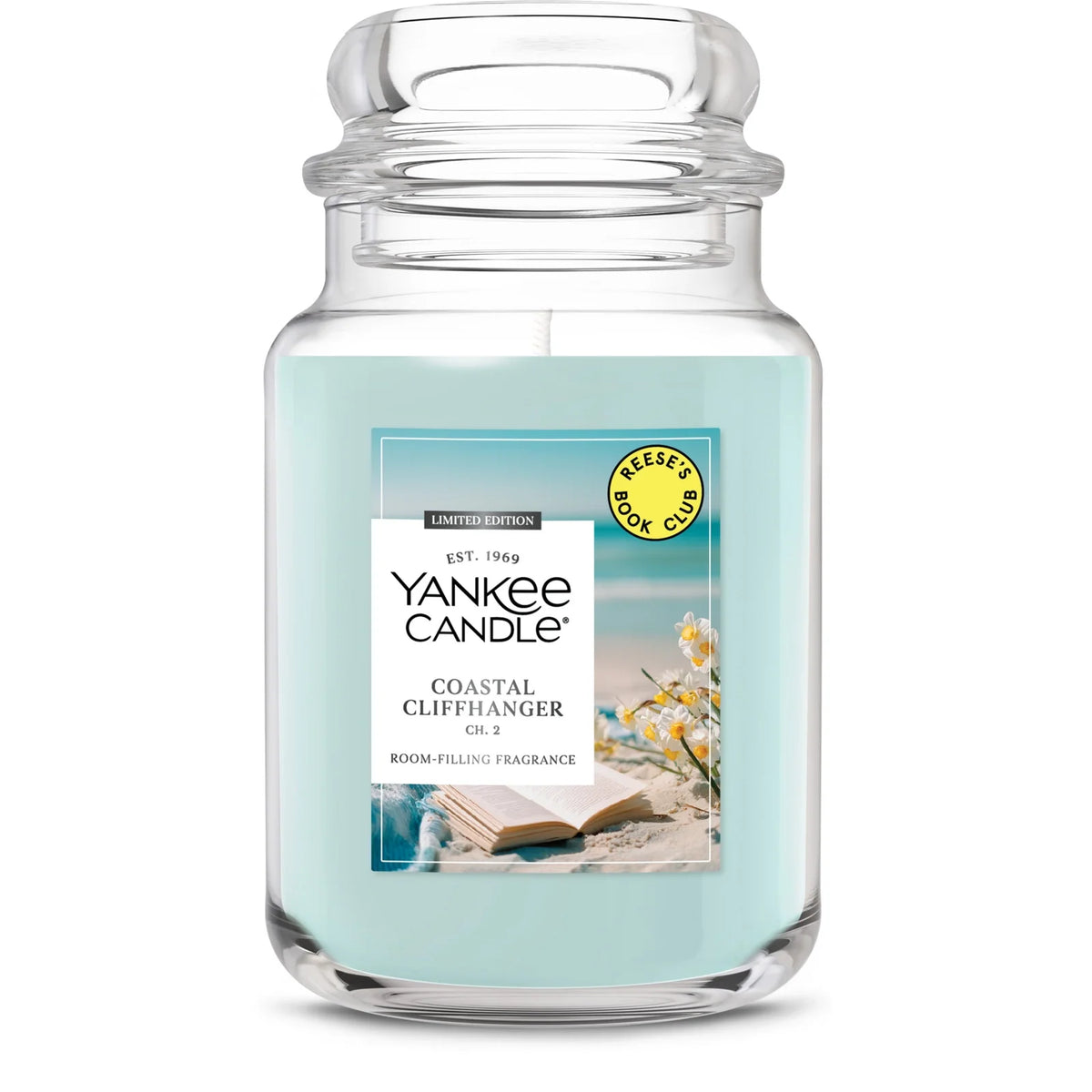 Large Floral Scented Jar Candle