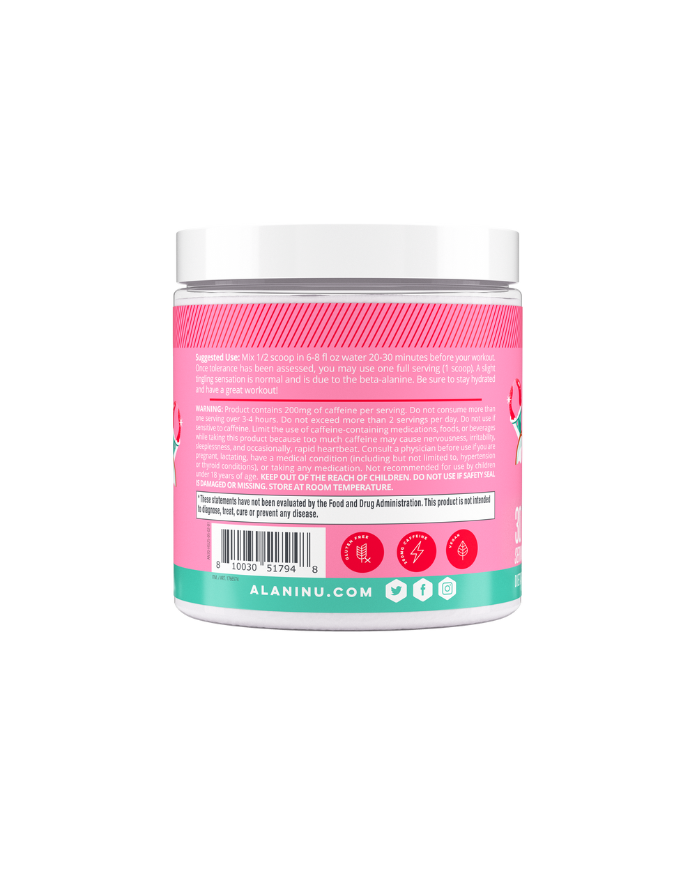 Pre-Workout Powder - Strawberry Watermelon