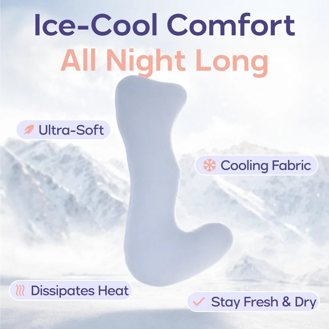 Cooling Body Pillow - Blue