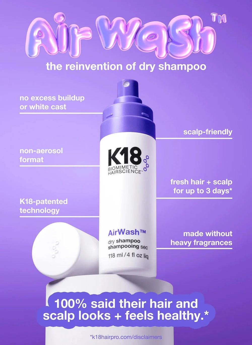 Non-Aerosol Dry Shampoo - 4 oz