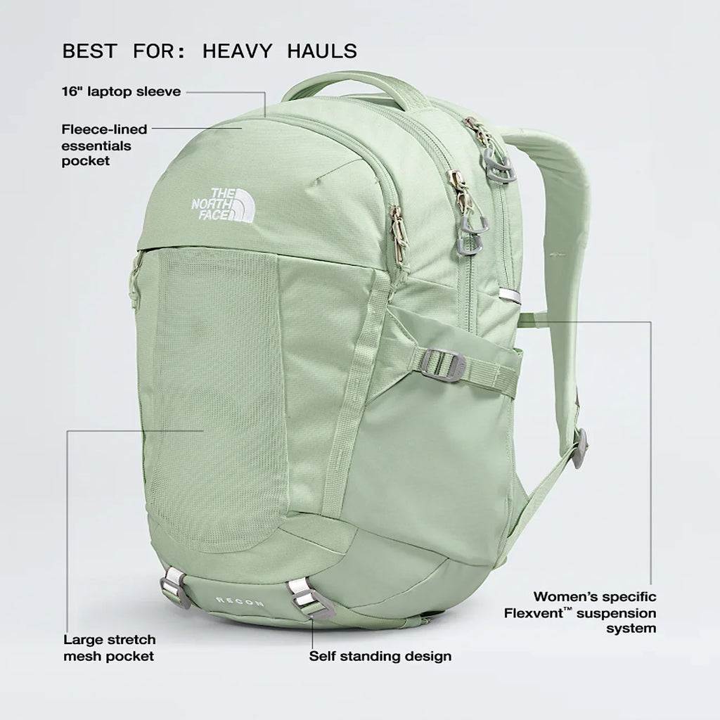 Women's Commuter Backpack - Cream and Black