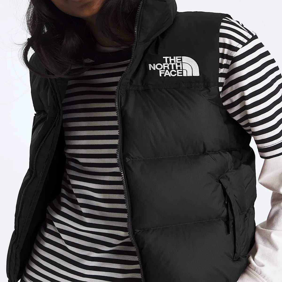 Women's Down Puffer Vest - Black