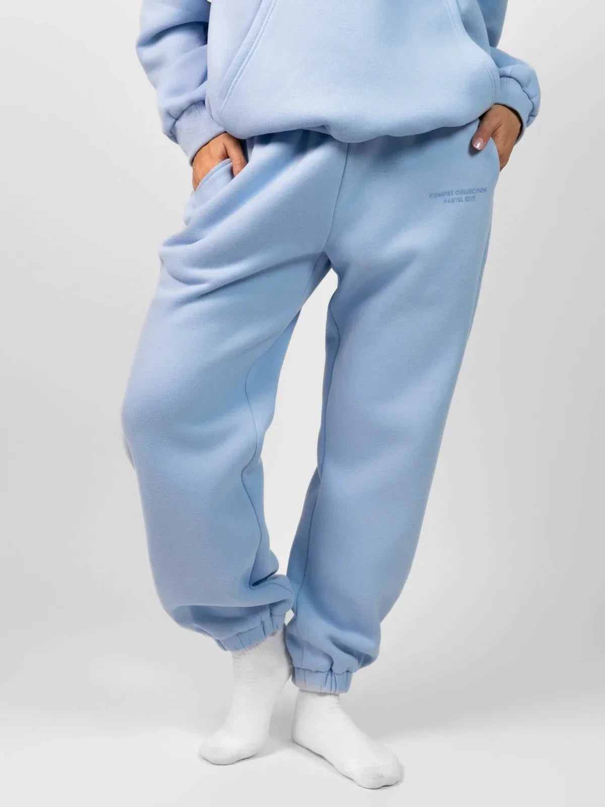 Pastel Jogger Sweatpants - Baby Blue