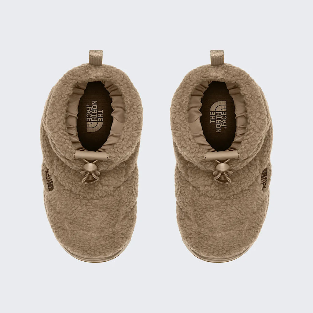 Fleece Chukka Slipper Boots - Brown