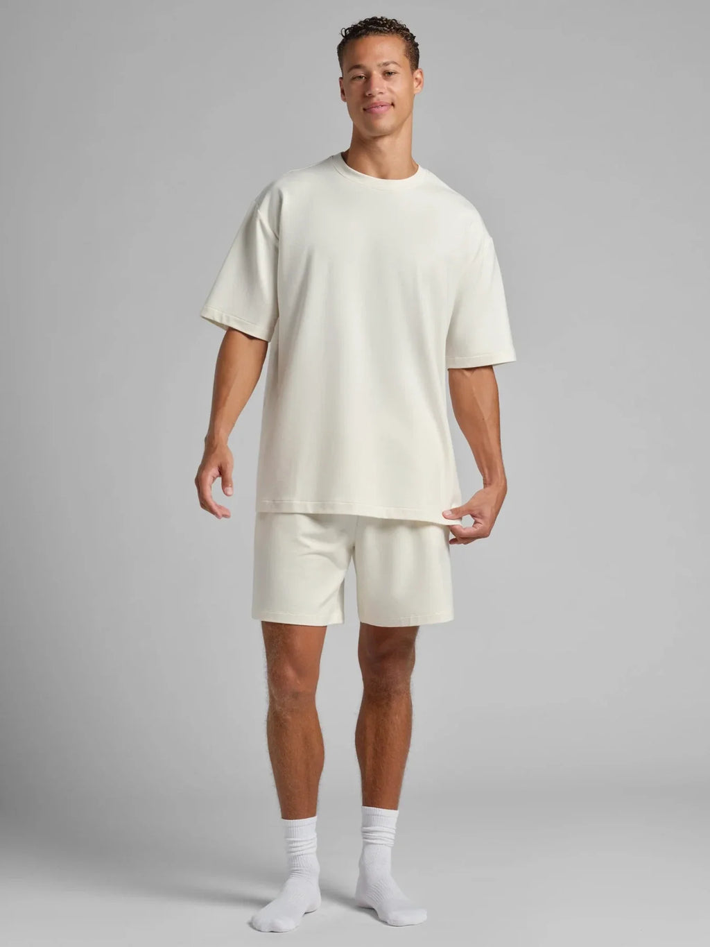 Terry Lounge T-Shirt - Ivory